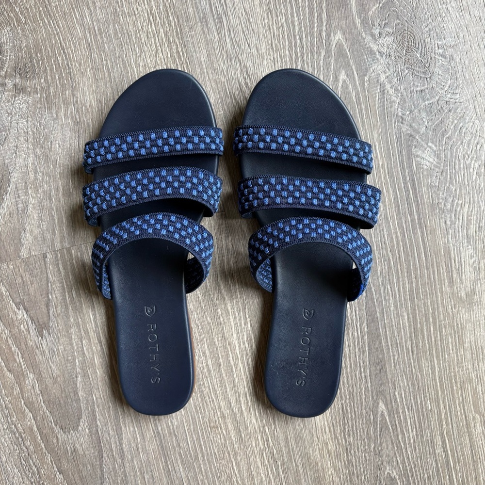 Rothy’s Tripple Band Sandals Women’s Size 8
